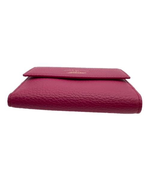 GUCCI（グッチ）GUCCI (グッチ) 3つ折り財布 	スウィング ピンクの古着・服飾アイテム