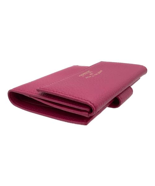 GUCCI（グッチ）GUCCI (グッチ) 3つ折り財布 	スウィング ピンクの古着・服飾アイテム