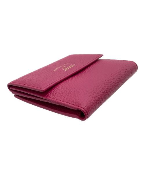GUCCI（グッチ）GUCCI (グッチ) 3つ折り財布 	スウィング ピンクの古着・服飾アイテム