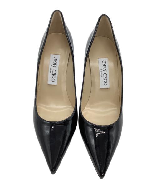 JIMMY CHOO（ジミーチュウ）JIMMY CHOO (ジミーチュウ) ヒールパンプス ROMY ブラック サイズ:36の古着・服飾アイテム