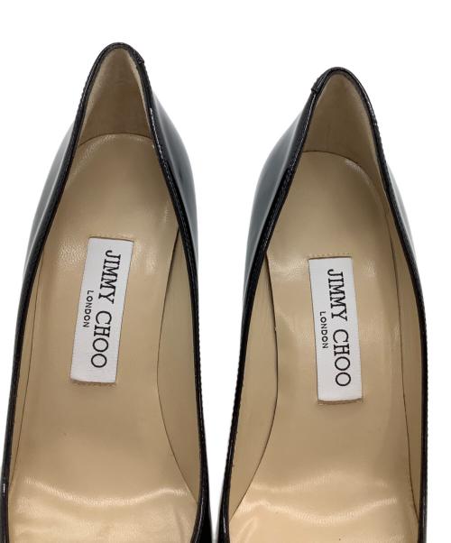 JIMMY CHOO（ジミーチュウ）JIMMY CHOO (ジミーチュウ) ヒールパンプス ROMY ブラック サイズ:36の古着・服飾アイテム