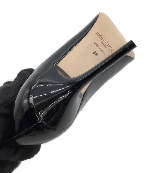 JIMMY CHOO（ジミーチュウ）JIMMY CHOO (ジミーチュウ) ヒールパンプス ROMY ブラック サイズ:36の古着・服飾アイテム