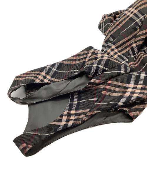 BURBERRY BLUE LABEL（バーバリー ブルー レーベル）BURBERRY BLUE LABEL (バーバリー ブルー レーベル) ノースリーブ・キャミソールワンピース ブラウン サイズ:36の古着・服飾アイテム