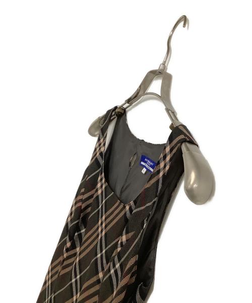 BURBERRY BLUE LABEL（バーバリー ブルー レーベル）BURBERRY BLUE LABEL (バーバリー ブルー レーベル) ノースリーブ・キャミソールワンピース ブラウン サイズ:36の古着・服飾アイテム