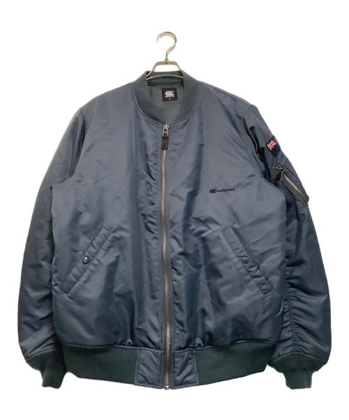 CANTERBURY OF NEWZEALAND（カンターベリーオブニュージーランド）CANTERBURY OF NEWZEALAND (カンターベリーオブニュージーランド) MA-1ジャケット ネイビー サイズ:3Lの古着・服飾アイテム