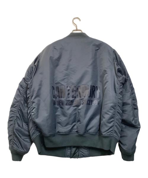 CANTERBURY OF NEWZEALAND（カンターベリーオブニュージーランド）CANTERBURY OF NEWZEALAND (カンターベリーオブニュージーランド) MA-1ジャケット ネイビー サイズ:3Lの古着・服飾アイテム