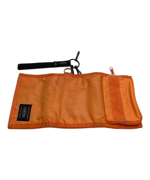 PORTER（ポーター）PORTER (ポーター) 長財布 オレンジの古着・服飾アイテム