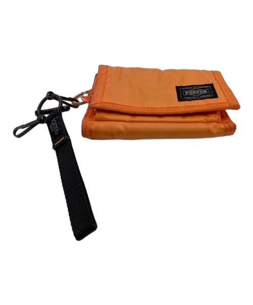 PORTER（ポーター）PORTER (ポーター) 長財布 オレンジの古着・服飾アイテム