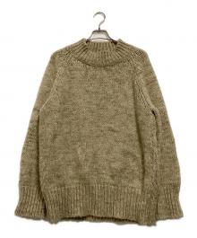 Maison Margiela（メゾンマルジェラ）の古着「アルパ混モックネックニット」｜ベージュ