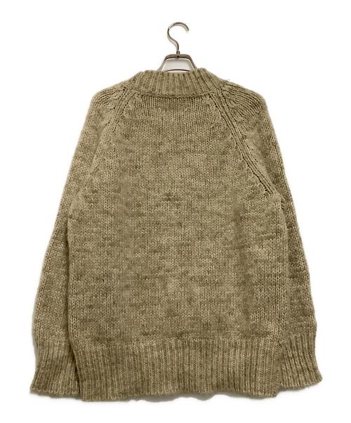 Maison Margiela（メゾンマルジェラ）Maison Margiela (メゾンマルジェラ) アルパ混モックネックニット ベージュ サイズ:Sの古着・服飾アイテム