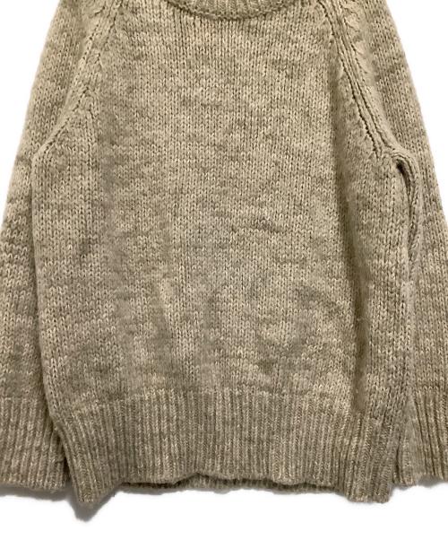 Maison Margiela（メゾンマルジェラ）Maison Margiela (メゾンマルジェラ) アルパ混モックネックニット ベージュ サイズ:Sの古着・服飾アイテム