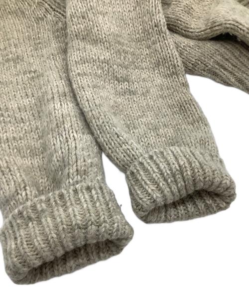 Maison Margiela（メゾンマルジェラ）Maison Margiela (メゾンマルジェラ) アルパ混モックネックニット ベージュ サイズ:Sの古着・服飾アイテム