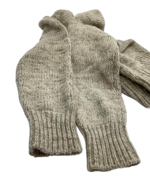 Maison Margiela（メゾンマルジェラ）Maison Margiela (メゾンマルジェラ) アルパ混モックネックニット ベージュ サイズ:Sの古着・服飾アイテム