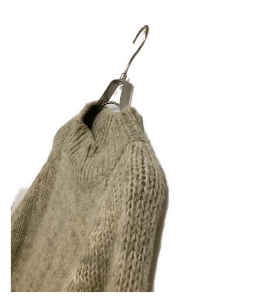 Maison Margiela（メゾンマルジェラ）Maison Margiela (メゾンマルジェラ) アルパ混モックネックニット ベージュ サイズ:Sの古着・服飾アイテム