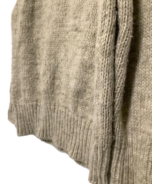 Maison Margiela（メゾンマルジェラ）Maison Margiela (メゾンマルジェラ) アルパ混モックネックニット ベージュ サイズ:Sの古着・服飾アイテム