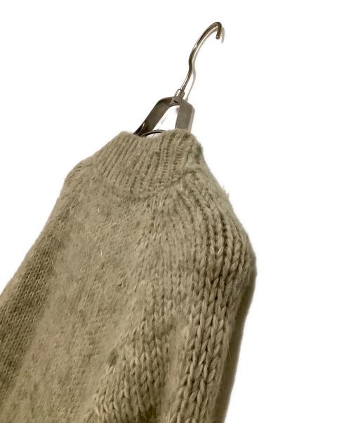 Maison Margiela（メゾンマルジェラ）Maison Margiela (メゾンマルジェラ) アルパ混モックネックニット ベージュ サイズ:Sの古着・服飾アイテム