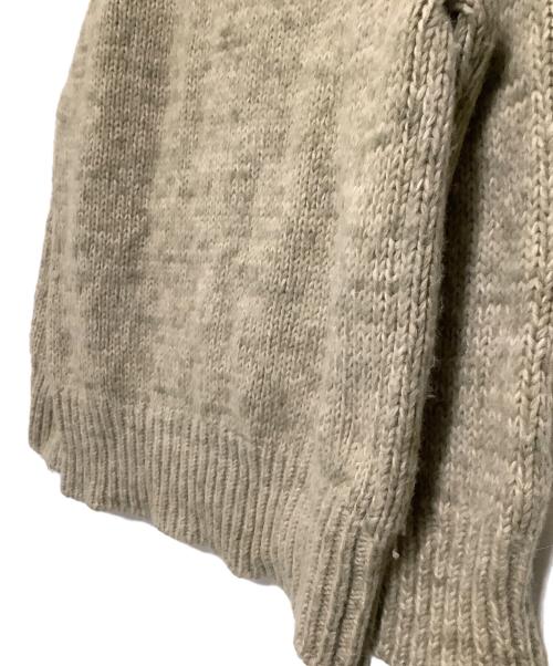 Maison Margiela（メゾンマルジェラ）Maison Margiela (メゾンマルジェラ) アルパ混モックネックニット ベージュ サイズ:Sの古着・服飾アイテム