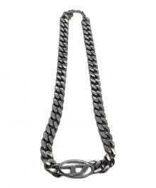 DIESEL（ディーゼル）の古着「ロゴネックレス」｜シルバー