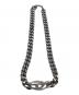 DIESEL（ディーゼル）の古着「ロゴネックレス」｜シルバー