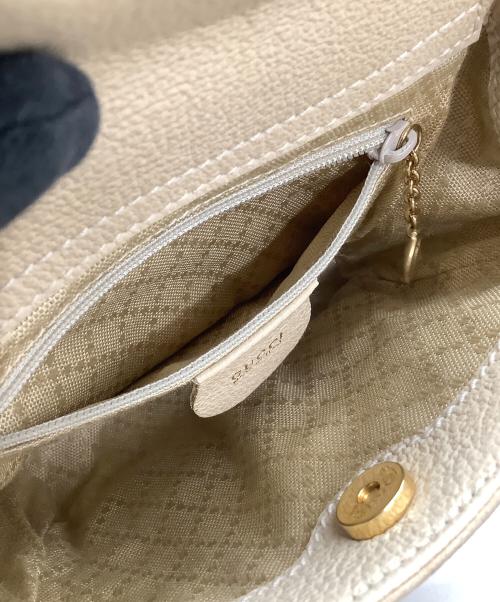 GUCCI（グッチ）GUCCI (グッチ) ミニショルダーバッグ ベージュの古着・服飾アイテム
