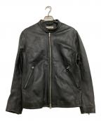 ）の古着「シングルライダースジャケット　シープレザー シングル ライダース　」｜ブラック