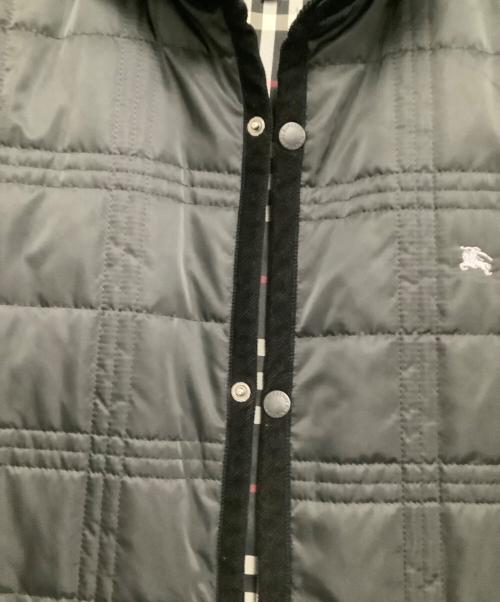BURBERRY BLACK LABEL（バーバリーブラックレーベル）BURBERRY BLACK LABEL (バーバリーブラックレーベル) キルティングジャケット ブラック サイズ:Lの古着・服飾アイテム