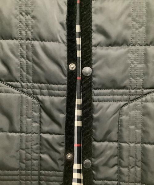BURBERRY BLACK LABEL（バーバリーブラックレーベル）BURBERRY BLACK LABEL (バーバリーブラックレーベル) キルティングジャケット ブラック サイズ:Lの古着・服飾アイテム
