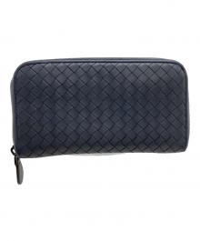 BOTTEGA VENETA（ボッテガベネタ）の古着「長財布」｜ネイビー