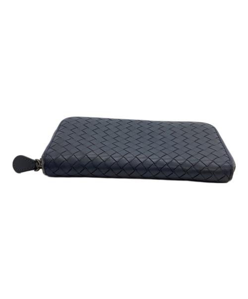 BOTTEGA VENETA（ボッテガベネタ）BOTTEGA VENETA (ボッテガベネタ) 長財布 ネイビーの古着・服飾アイテム