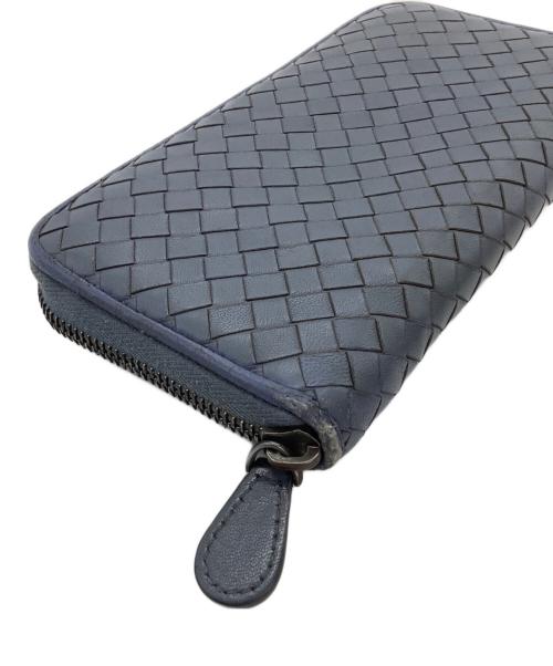 BOTTEGA VENETA（ボッテガベネタ）BOTTEGA VENETA (ボッテガベネタ) 長財布 ネイビーの古着・服飾アイテム