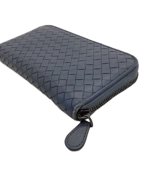 BOTTEGA VENETA（ボッテガベネタ）BOTTEGA VENETA (ボッテガベネタ) 長財布 ネイビーの古着・服飾アイテム