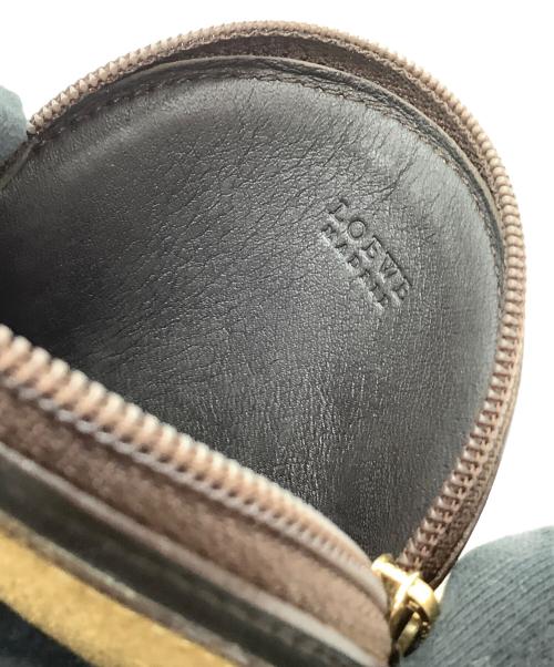 LOEWE（ロエベ）LOEWE (ロエベ) ラウンドファスナーコインケース ブラウンの古着・服飾アイテム