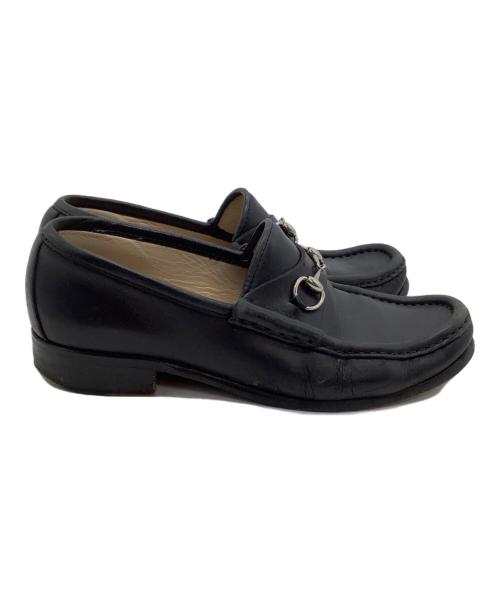 GUCCI（グッチ）GUCCI (グッチ) ローファー ブラック サイズ: 37 1/2の古着・服飾アイテム