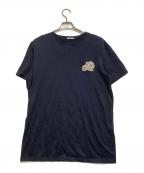 MONCLERモンクレール）の古着「半袖Tシャツ」｜ネイビー