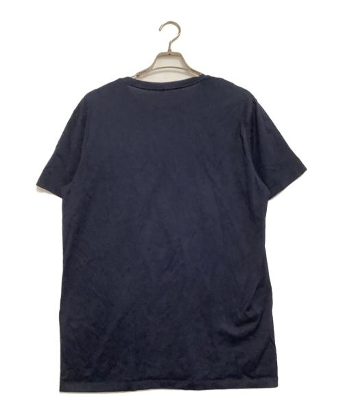 MONCLER（モンクレール）MONCLER (モンクレール) 半袖Tシャツ ネイビー サイズ:Lの古着・服飾アイテム