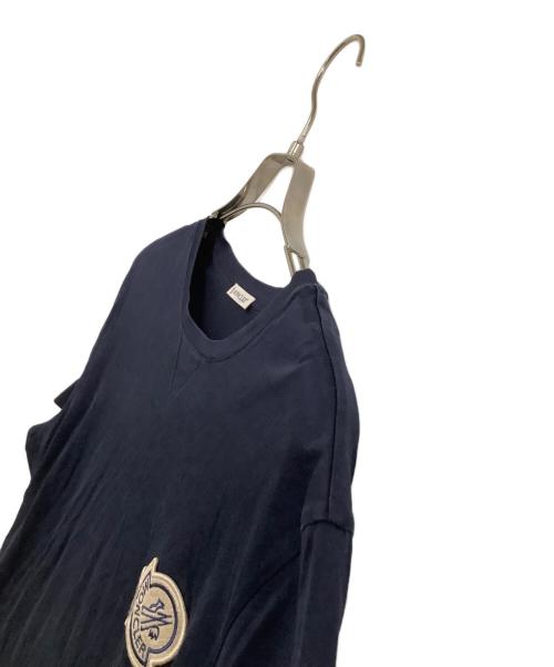 MONCLER（モンクレール）MONCLER (モンクレール) 半袖Tシャツ ネイビー サイズ:Lの古着・服飾アイテム