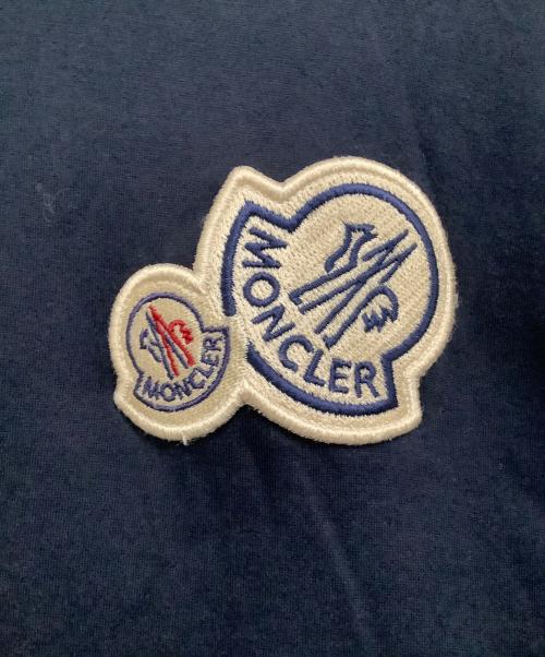 MONCLER（モンクレール）MONCLER (モンクレール) 半袖Tシャツ ネイビー サイズ:Lの古着・服飾アイテム
