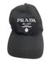 PRADA (プラダ) ロゴキャップ ブラック：40000円