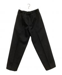 JIL SANDER（ジルサンダー）の古着「パンツ　23SS Recycled Polyester Gabardine Pants」｜ブラック