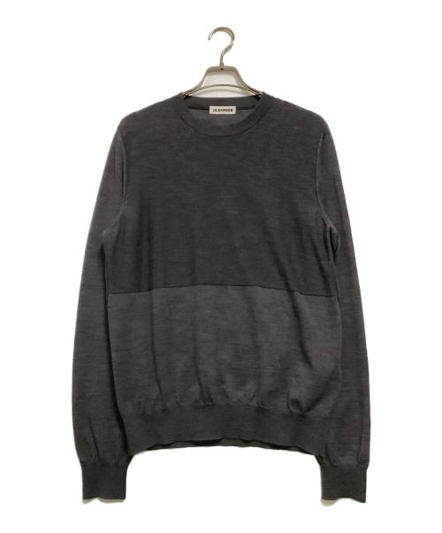 JIL SANDER（ジルサンダー）JIL SANDER (ジルサンダー) 薄手ニット ブラック サイズ:50の古着・服飾アイテム