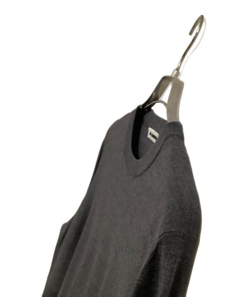 JIL SANDER（ジルサンダー）JIL SANDER (ジルサンダー) 薄手ニット ブラック サイズ:50の古着・服飾アイテム