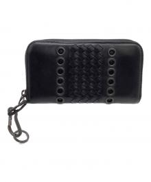 BOTTEGA VENETA（ボッテガベネタ）の古着「長財布」｜ブラック