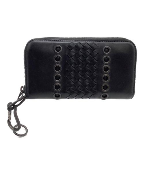 BOTTEGA VENETA（ボッテガベネタ）BOTTEGA VENETA (ボッテガベネタ) 長財布 ブラックの古着・服飾アイテム