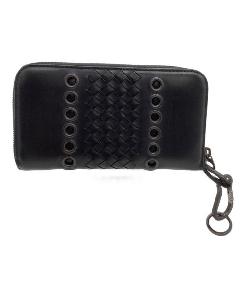BOTTEGA VENETA（ボッテガベネタ）BOTTEGA VENETA (ボッテガベネタ) 長財布 ブラックの古着・服飾アイテム