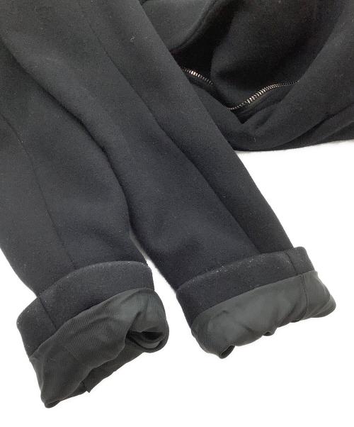 Junhashimoto（ジュンハシモト）Junhashimoto (ジュンハシモト) ウールコート　WRAP HOODED COAT ブラック サイズ:3の古着・服飾アイテム