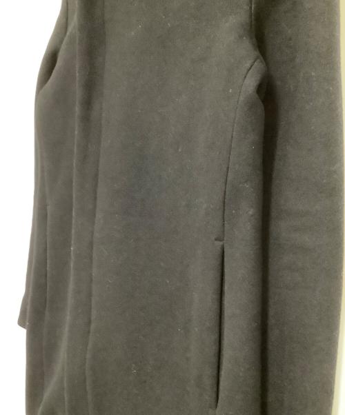 Junhashimoto（ジュンハシモト）Junhashimoto (ジュンハシモト) ウールコート　WRAP HOODED COAT ブラック サイズ:3の古着・服飾アイテム