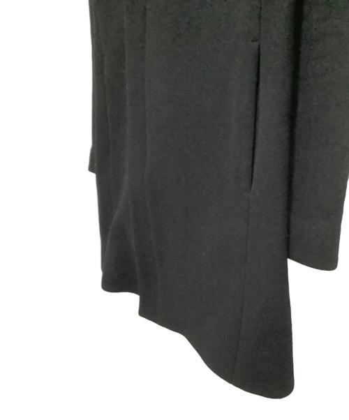 Junhashimoto（ジュンハシモト）Junhashimoto (ジュンハシモト) ウールコート　WRAP HOODED COAT ブラック サイズ:3の古着・服飾アイテム