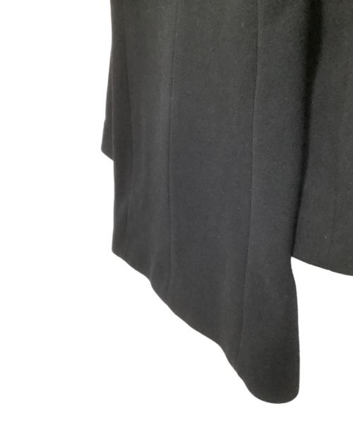 Junhashimoto（ジュンハシモト）Junhashimoto (ジュンハシモト) ウールコート　WRAP HOODED COAT ブラック サイズ:3の古着・服飾アイテム