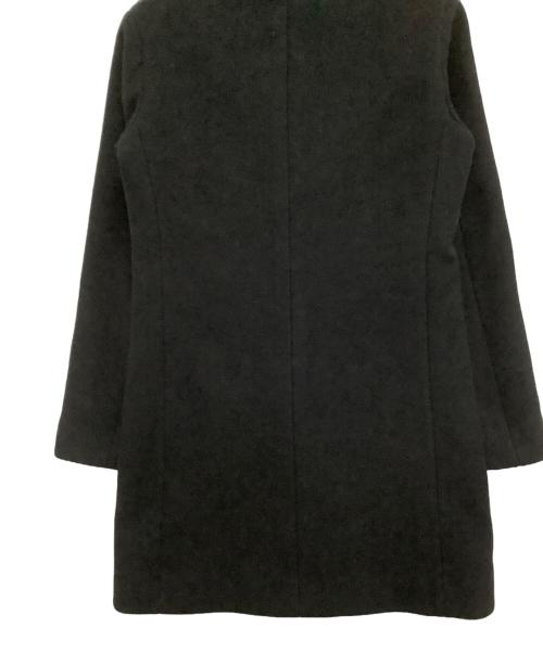Junhashimoto（ジュンハシモト）Junhashimoto (ジュンハシモト) ウールコート　WRAP HOODED COAT ブラック サイズ:3の古着・服飾アイテム