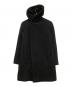 Junhashimoto（ジュンハシモト）の古着「ウールコート　WRAP HOODED COAT」｜ブラック